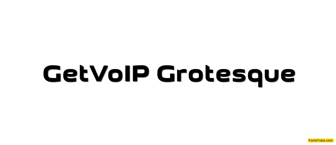 GetVoIP Grotesque Font Family