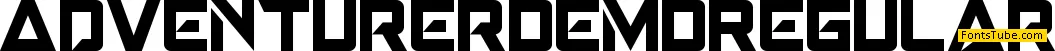 Adventurer Demo Font