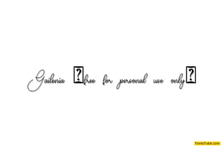 Gailenia Font