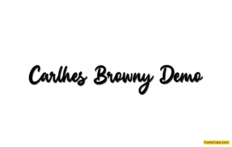 Carlhes Browny Font