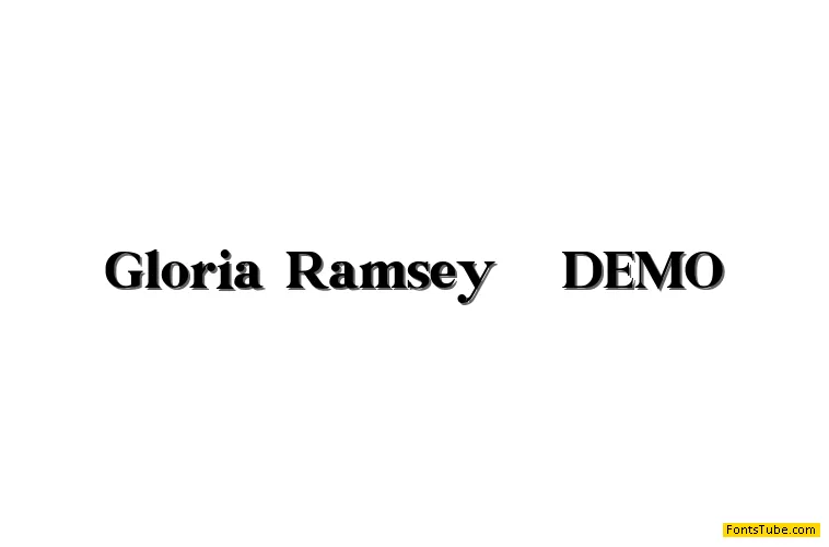 Gloria Ramsey Font