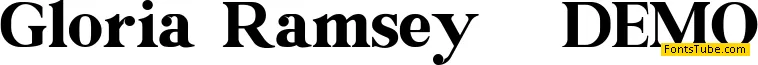 Gloria Ramsey Font