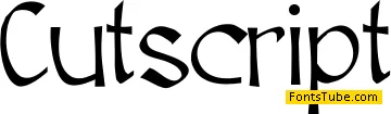 Cutscript Font