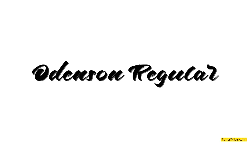 Odenson Font