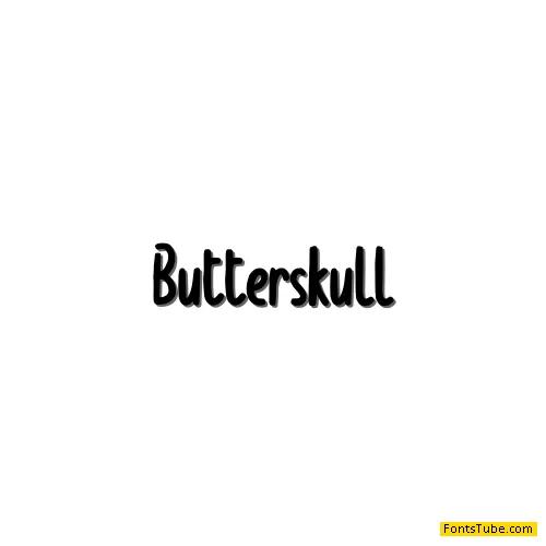 Butterskull Font