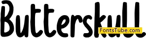 Butterskull Font