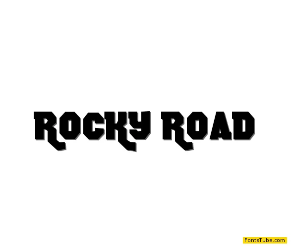 Rocky Road Font