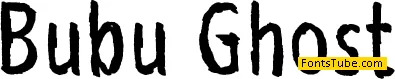Bubu Ghost Font