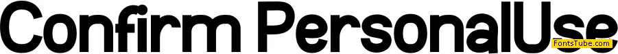 Confirm Font