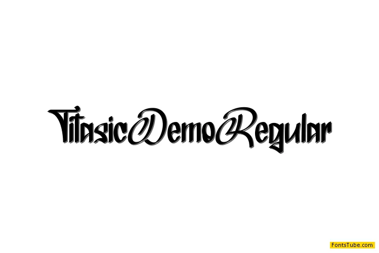 Titasic Demo Font