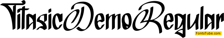 Titasic Demo Font