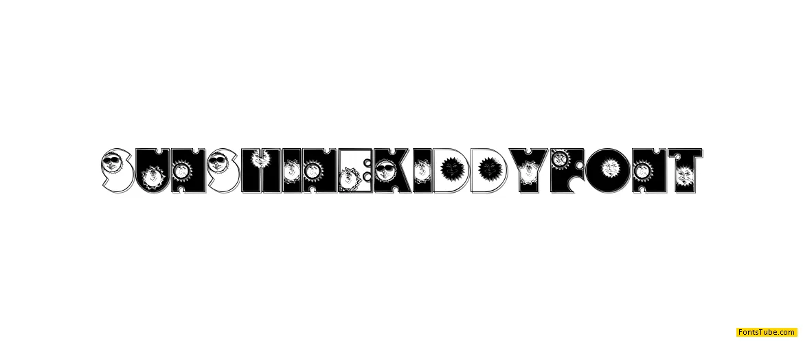 Sunshine Kiddy Font Font