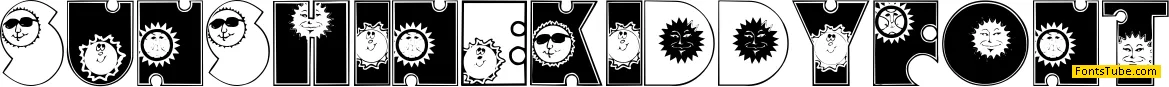 Sunshine Kiddy Font Font