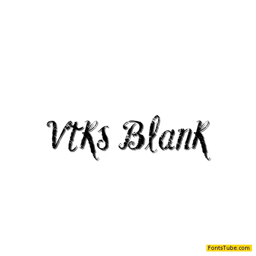Vtks Blank Font
