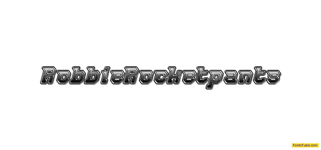 Robbie Rocketpants Font