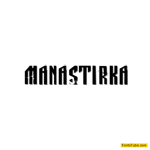 Manastirka Font