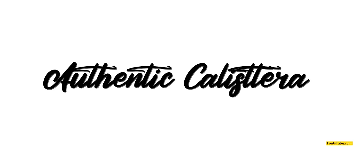 Authentic Calisttera