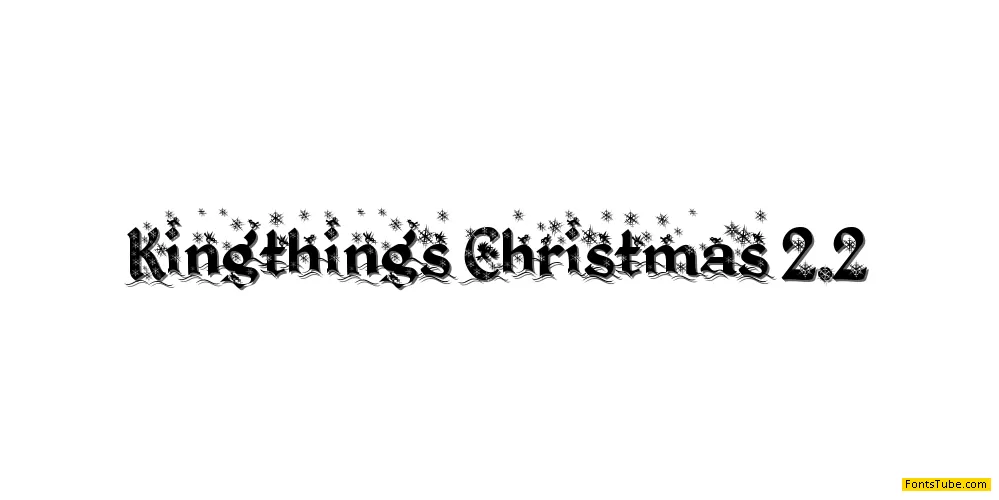 Kingthings Christmas 2 Font
