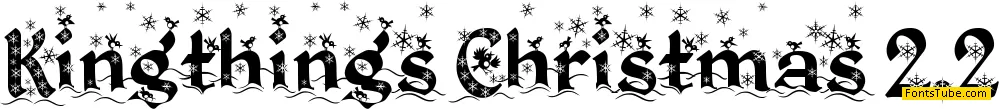 Kingthings Christmas 2 Font