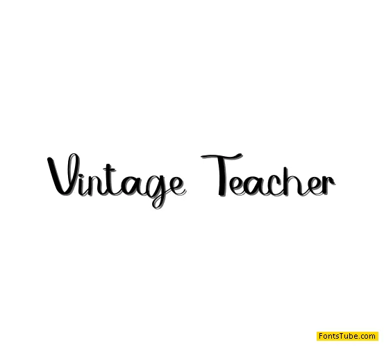 Vintage Teacher