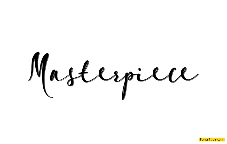 Masterpiece Font