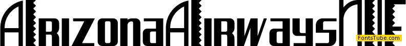 Arizona Airways NF Font