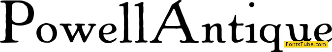 Powell Antique Font Family