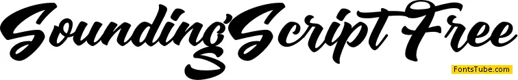 Sounding Script Font