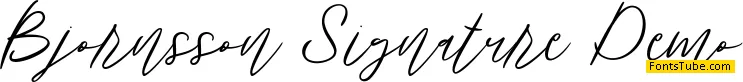 Bjornsson Signature