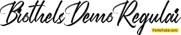 Brothels Demo Font