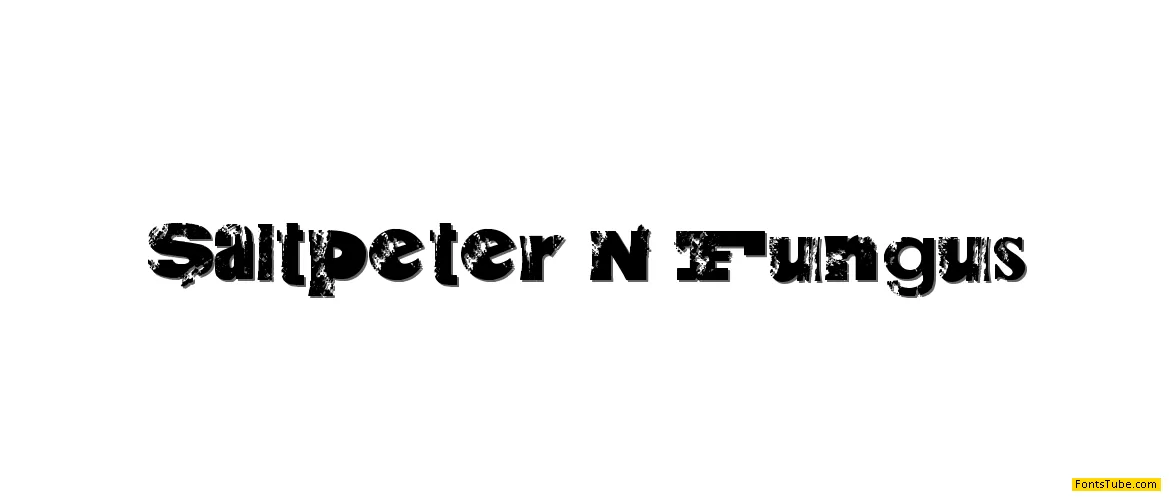 Saltpeter N Fungus Font