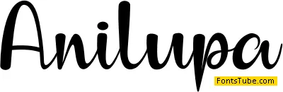 Anilupa Font
