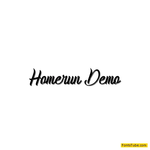 Homerun Font