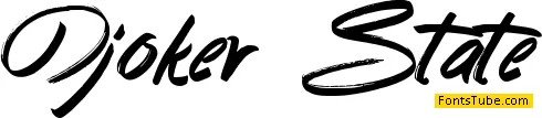Djoker State Font