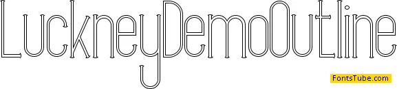 Luckney Demo Font Family