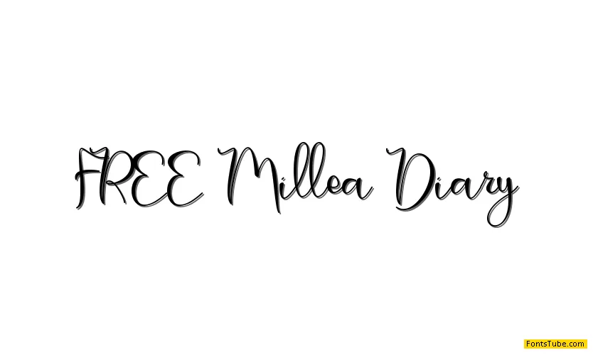 Millea Diary Font