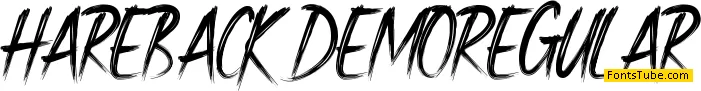 Hareback Demo Font