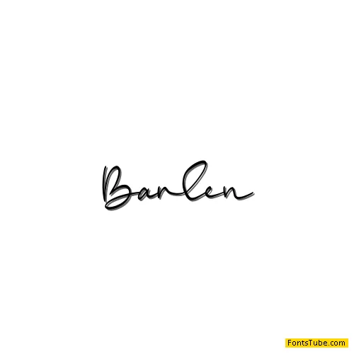 Barlen Font