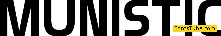 Munistic Font Family