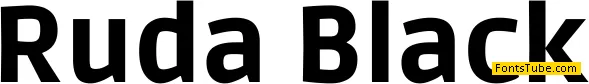 Ruda Font Family