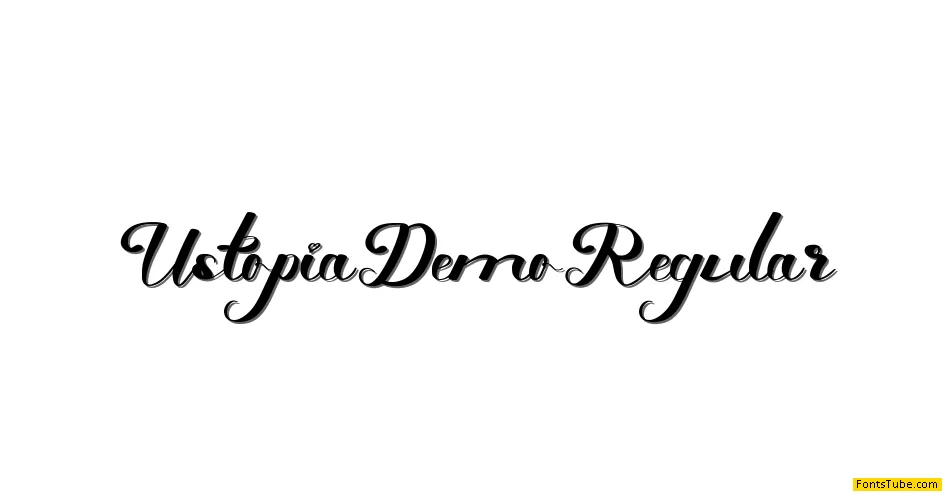 Ustopia Demo Font
