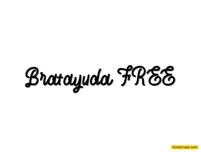 Bratayuda FREE Font