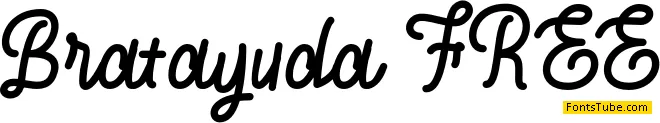Bratayuda FREE Font