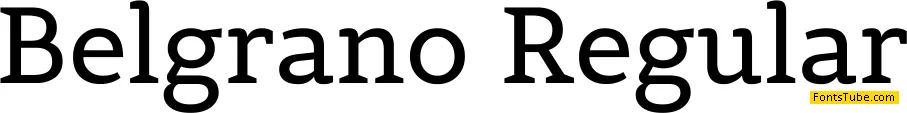 Belgrano Font