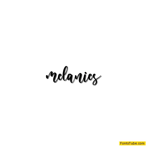 melanies Font