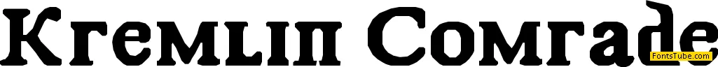 Kremlin Comrade Font