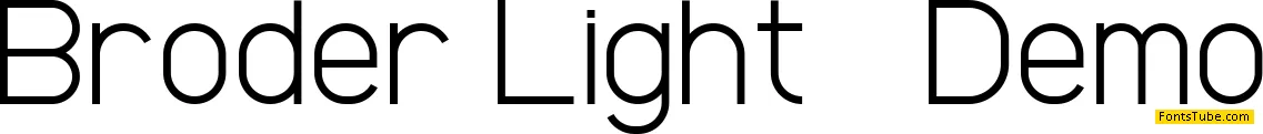Broder Font Family