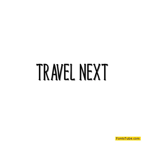 Travel Next Font