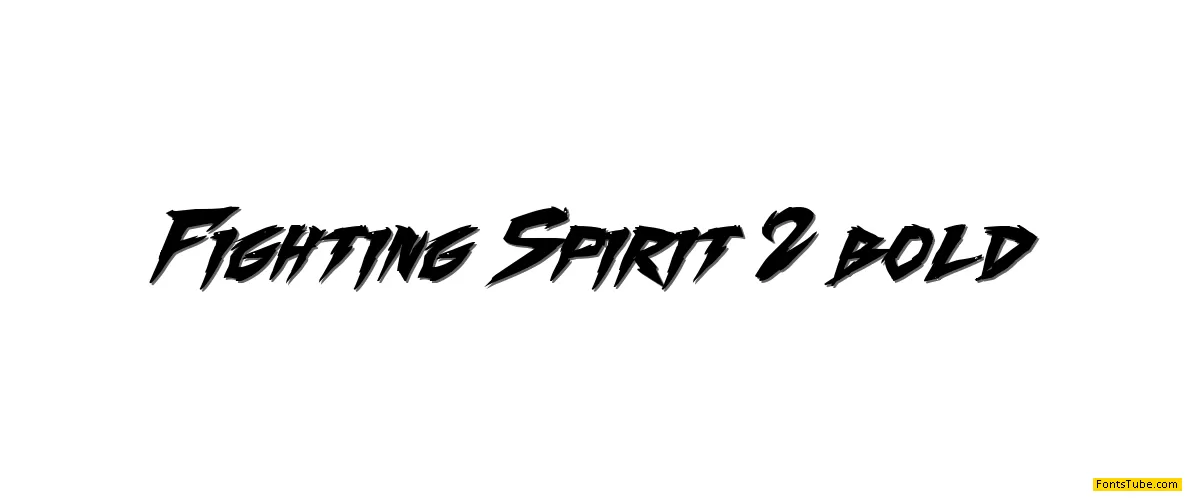 Fighting Spirit turbo Font Family