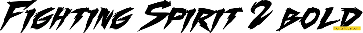 Fighting Spirit turbo Font Family